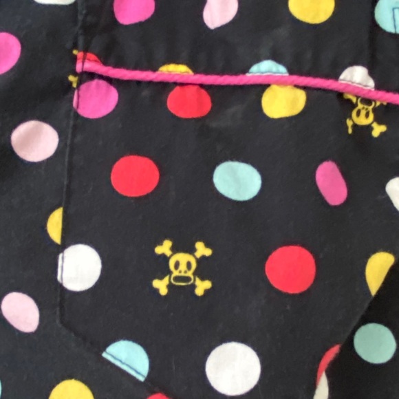 Sock Monkey Paul Frank Skeleton PJs Small Cotton - Picture 3 of 14